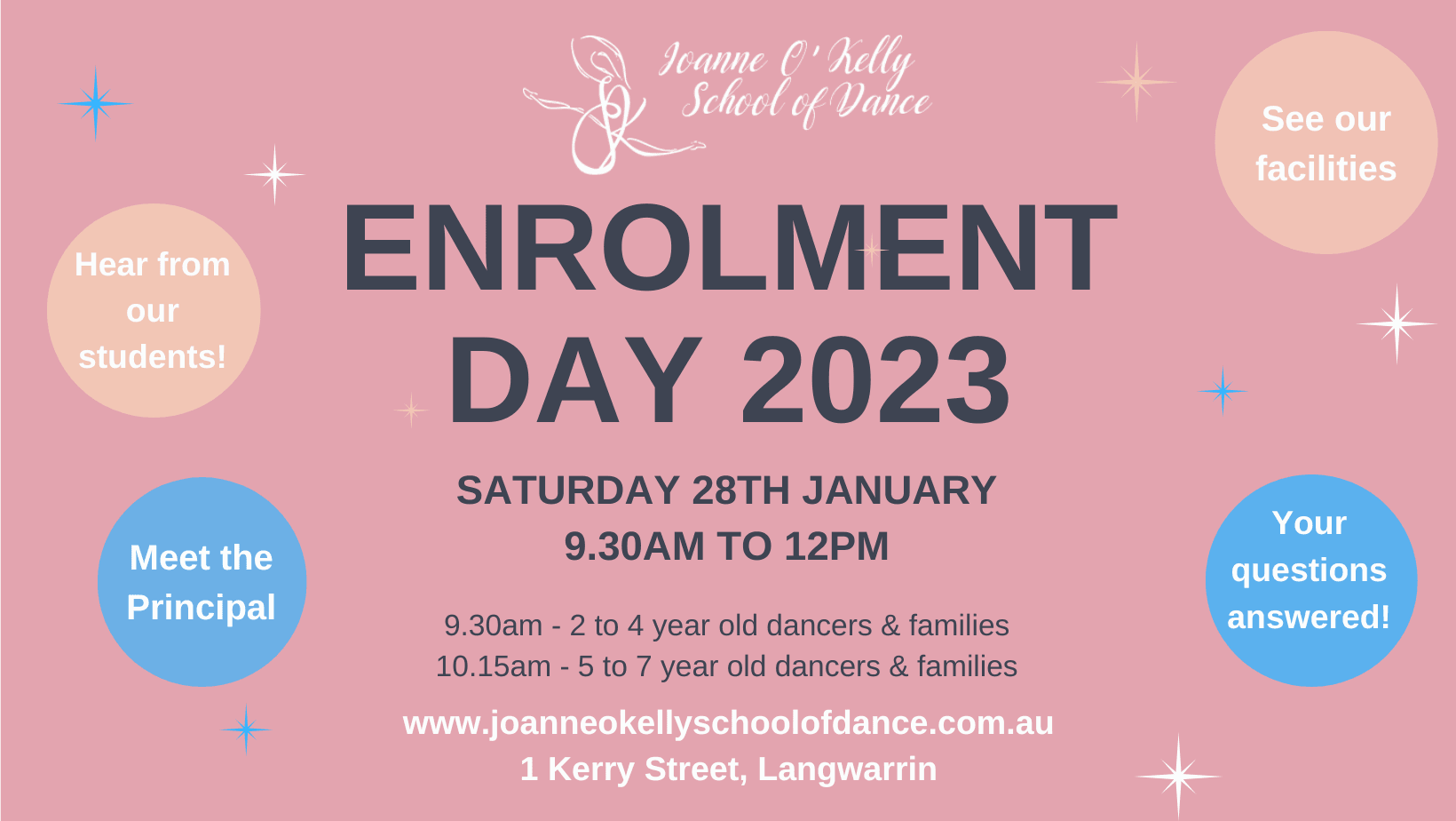 Enrolments for 2023 are open - Come to our Enrolment Day! Enrolments for 2023 are open - Come to our Enrolment Day!